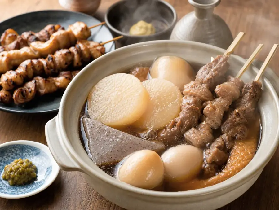 牛出汁の肉おでん