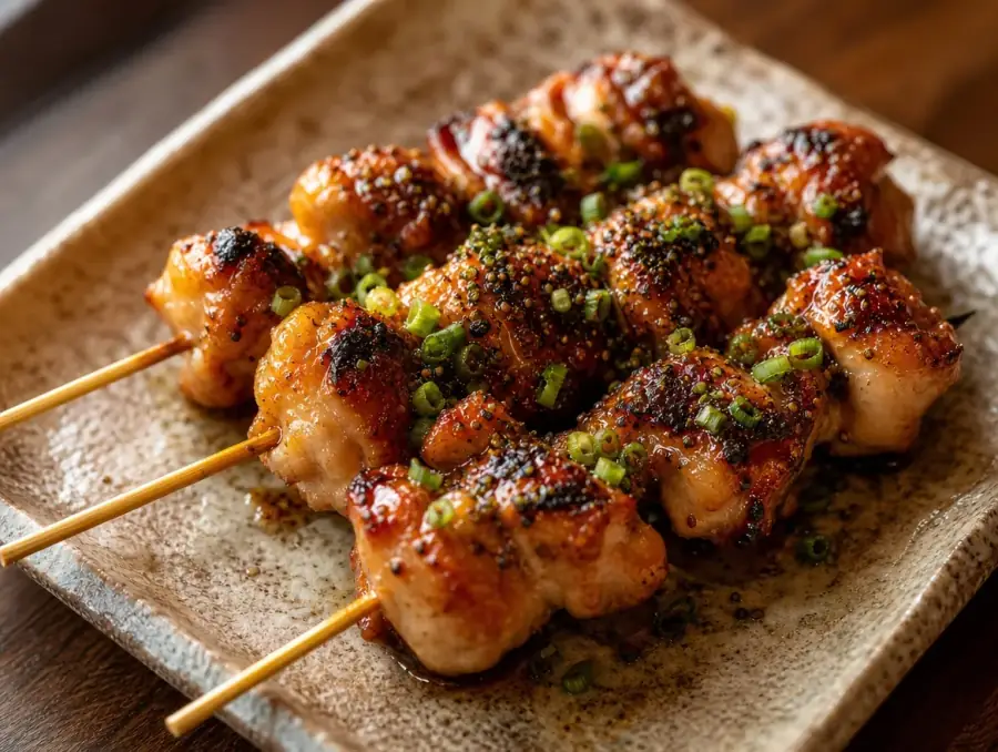 炭火焼の地鶏